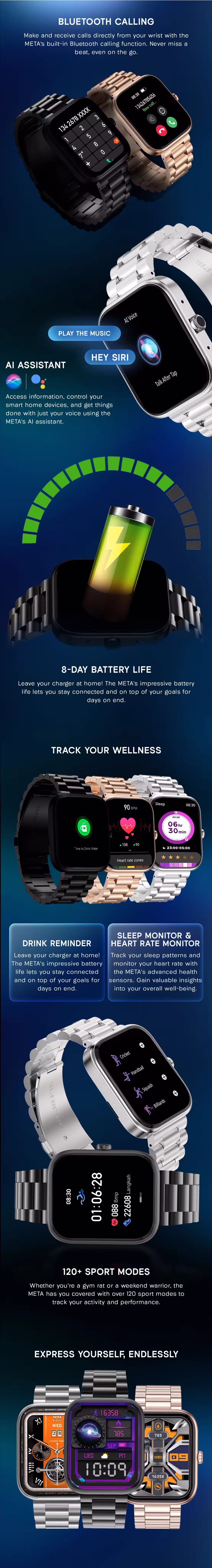 Zero Meta Smartwatch infographic2