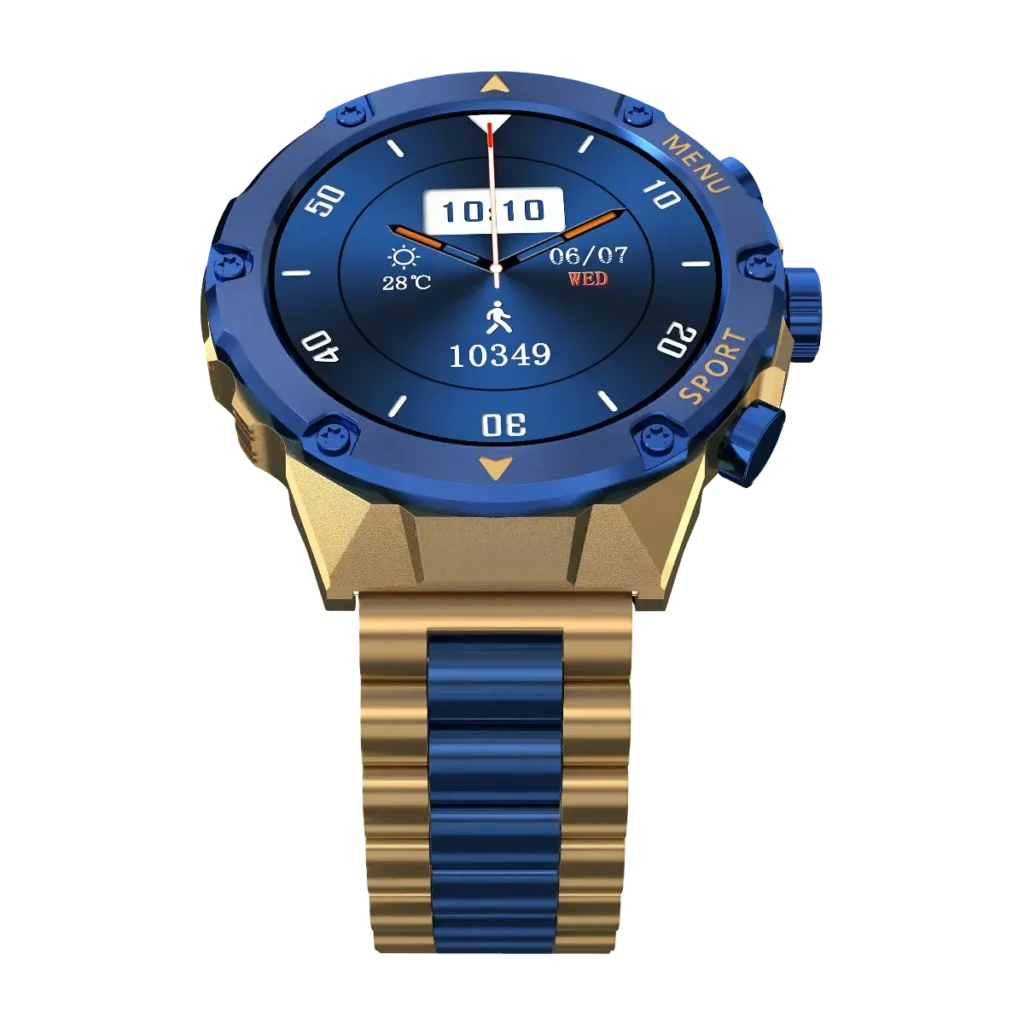 Zero Vogue smartwatch in blue gold
