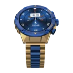 Zero Vogue smartwatch in blue gold