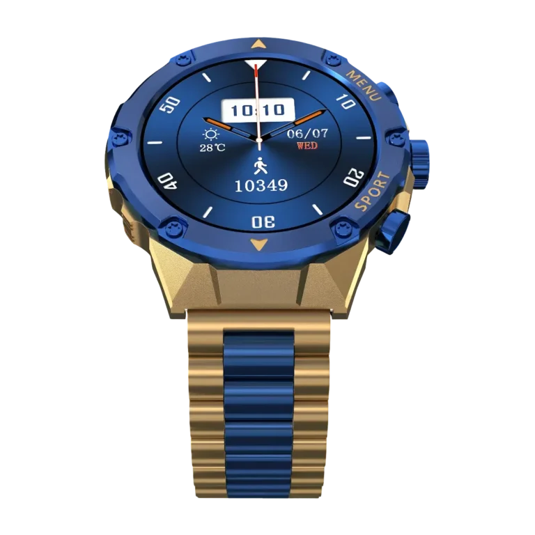 Zero Vogue smartwatch in blue gold