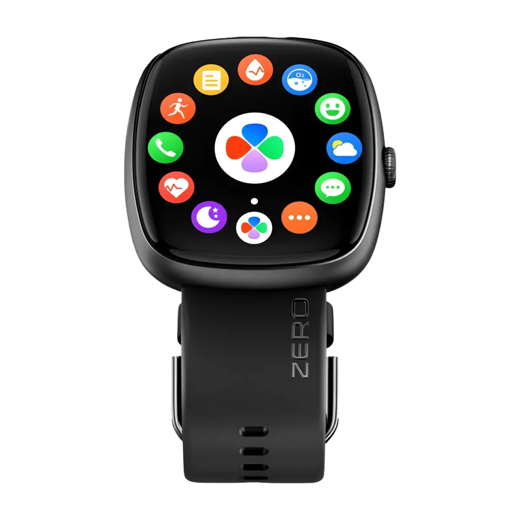 Zero Qube Smartwatch in black