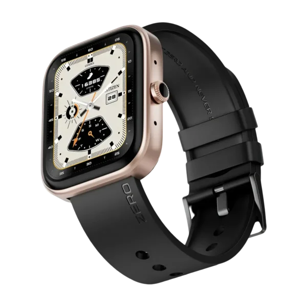 Zero Ignite gold Smartwatch with hd display