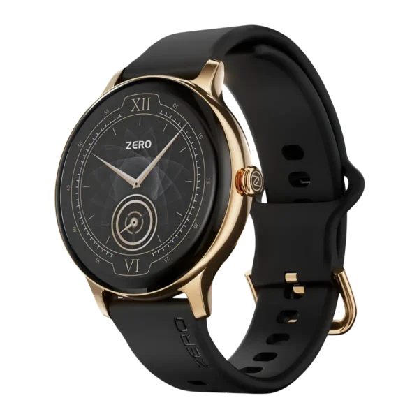 Zero Orbit 2 Smartwatch in gold and black
