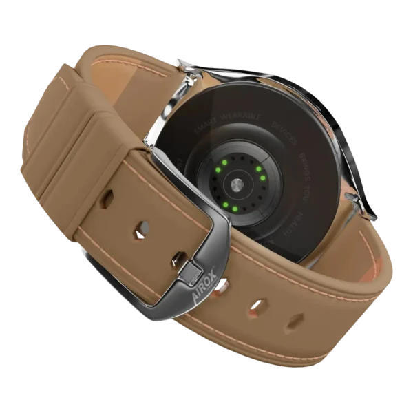 Airox W2 Round Smartwatch back profile