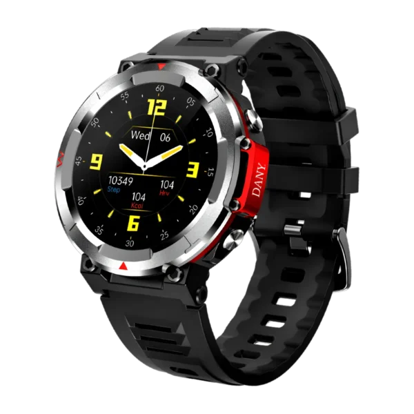 Dany D-Force Smart Watch in black and red