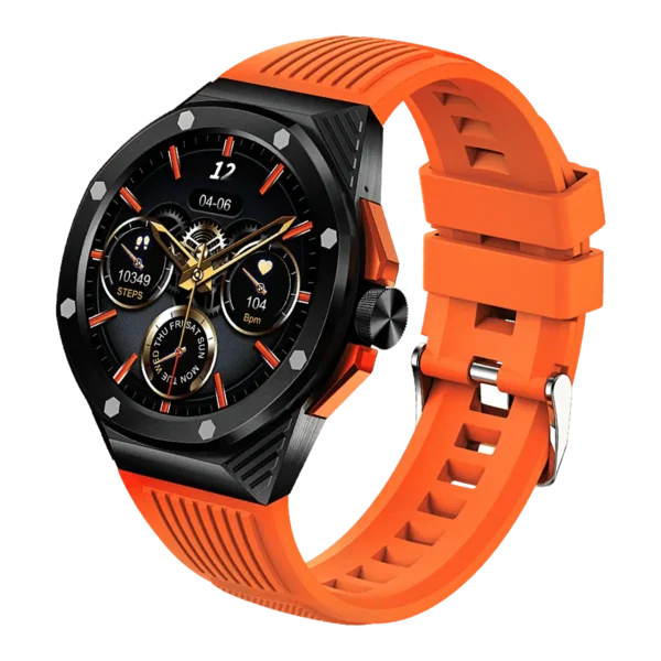 Dany Evolution Smart Watch in orange with silicon