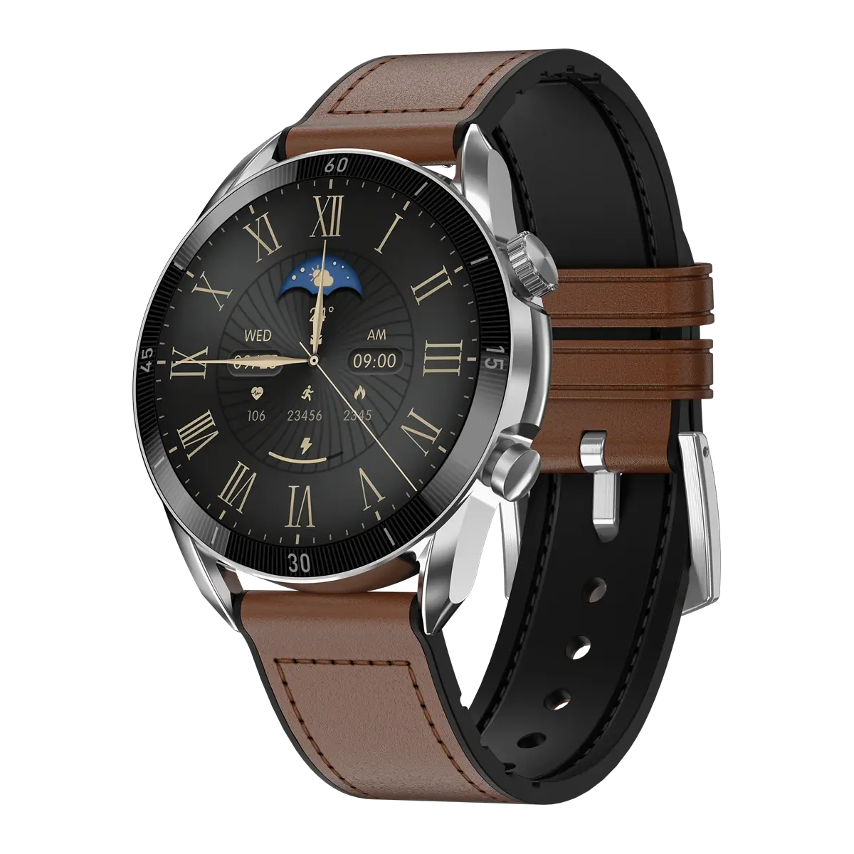 Zero Crown Smartwatch Price in Pakistan Zero Crown Smartwatch with Ultra AMOLED, Always-On Display, Bluetooth Calling & Advanced Health Tracking - Image 1