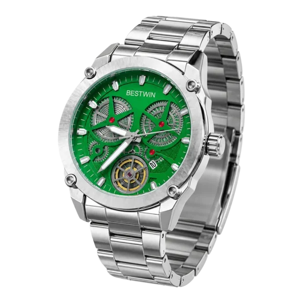 Bestwin Mens Watch with Green Dial