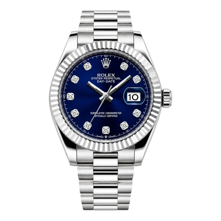 Rolex Datejust Blue Dial Mens Watch