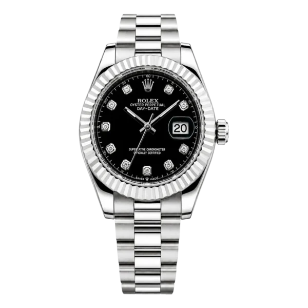 Rolex Datejust in Black Mens Watch