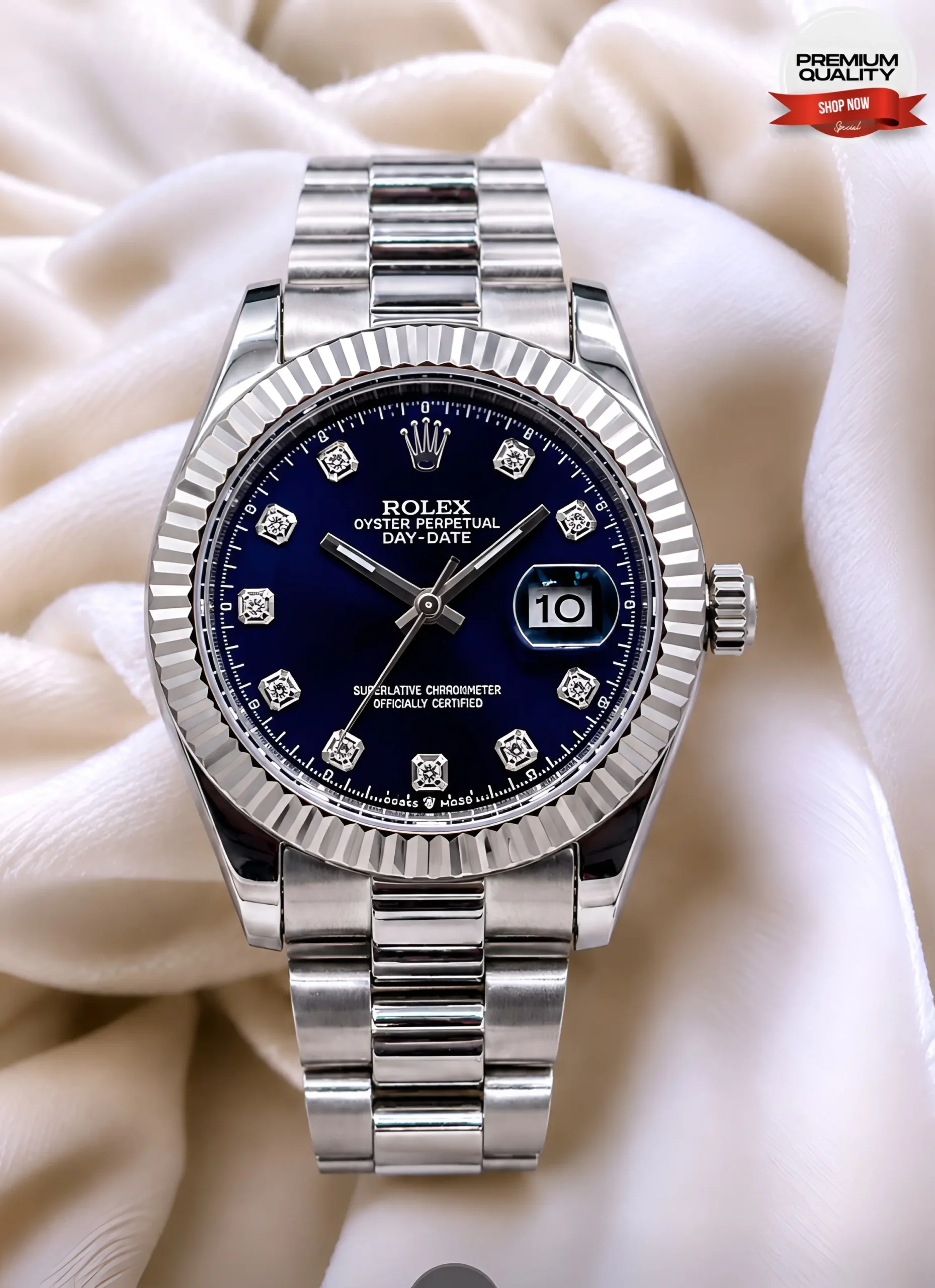 Rolex Datejust in Blue Dial Mens Watch