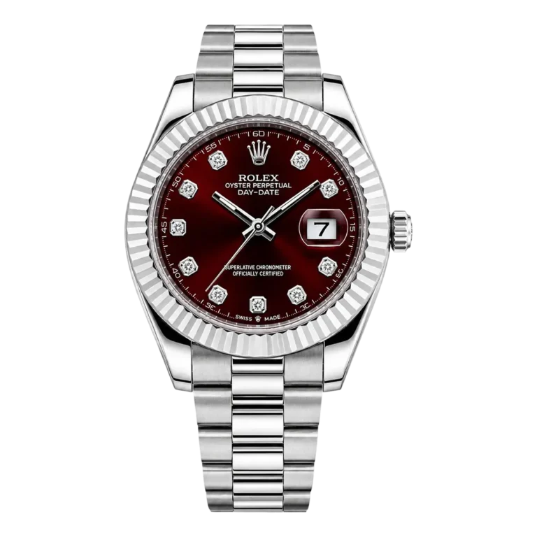Rolex Datejust in Red Mens Watch