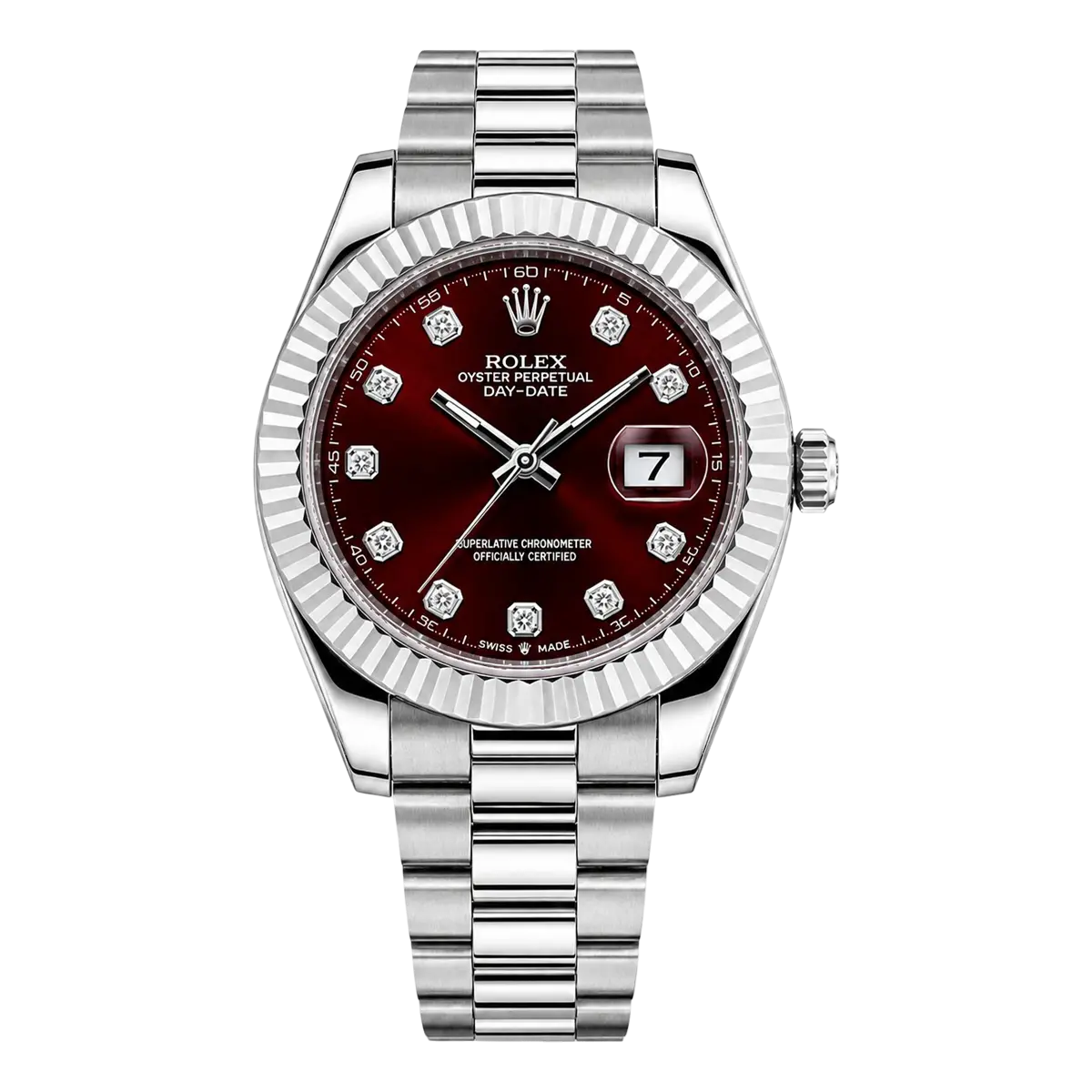 Rolex Datejust in Red Mens Watch Rolex Datejust in Red Mens Watch
