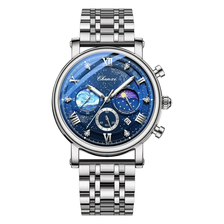 Chenxi Mens Watch with Blue Dial